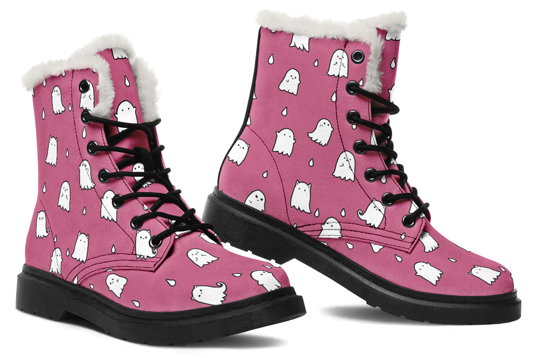 Mauve Ghost Party Winter Boots