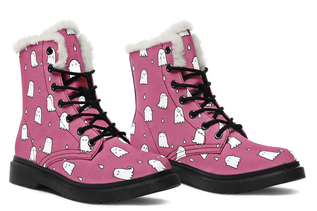 Mauve Ghost Party Winter Boots