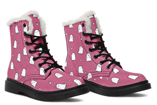 Mauve Ghost Party Winter Boots