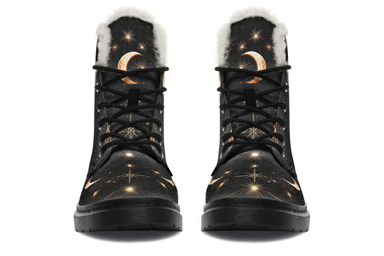 Midnight Cat Winter Boots