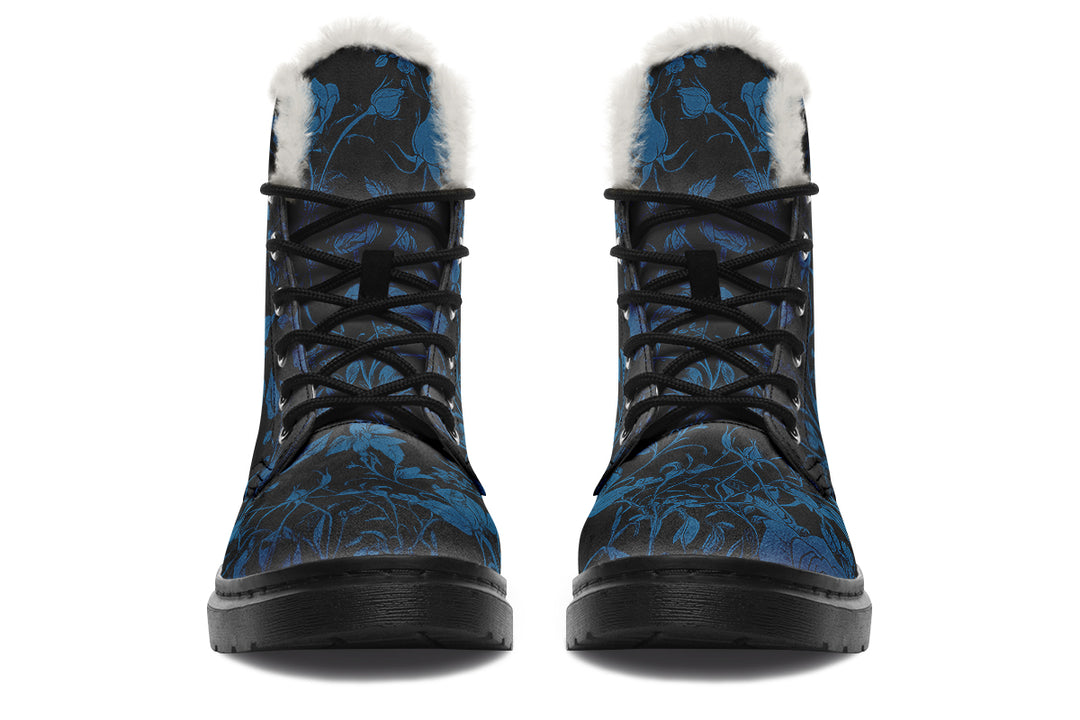 Midnight Rose Romance Winter Boots