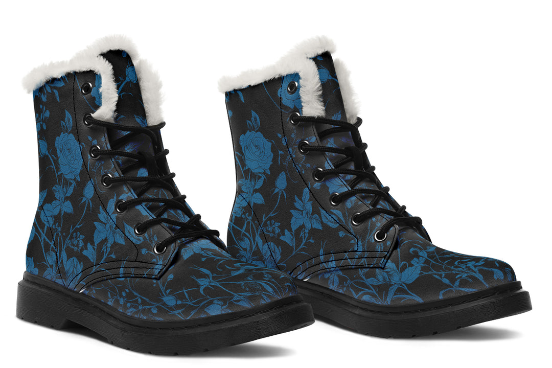 Midnight Rose Romance Winter Boots