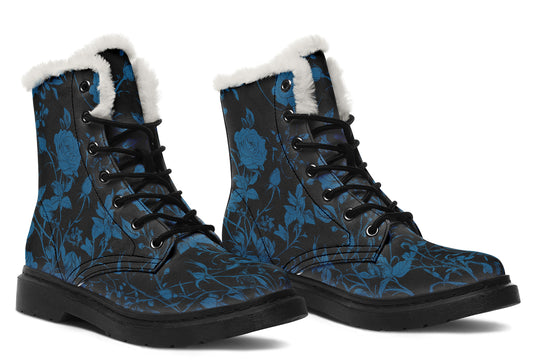 Midnight Rose Romance Winter Boots