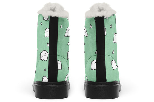 Mint Ghost Party Winter Boots