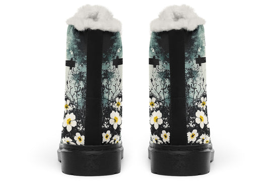 Mourning Petals Winter Boots