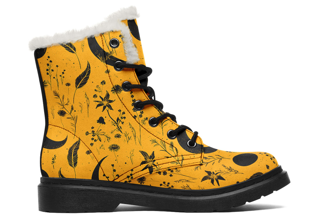 Mustard Moonlit Botanica Winter Boots