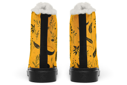 Mustard Moonlit Botanica Winter Boots