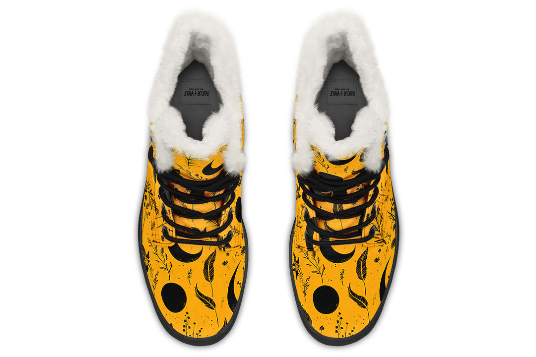 Mustard Moonlit Botanica Winter Boots