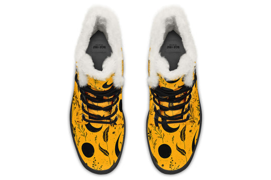Mustard Moonlit Botanica Winter Boots