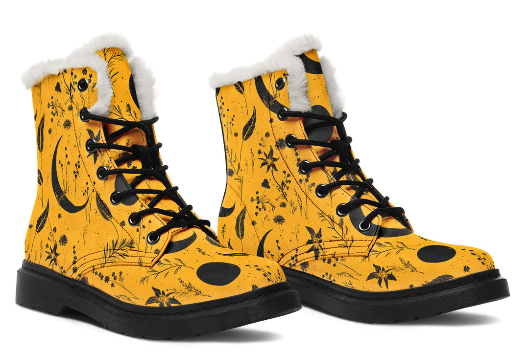 Mustard Moonlit Botanica Winter Boots