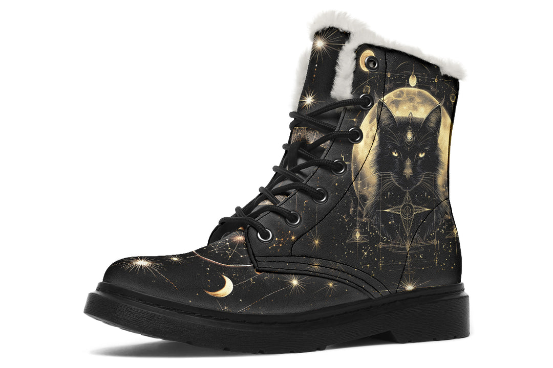 Mystic Cat Winter Boots