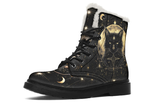 Mystic Cat Winter Boots