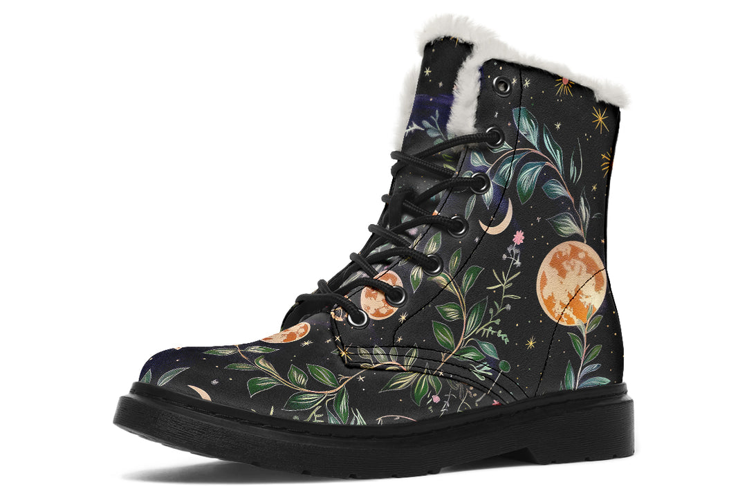 Night Blossom Winter Boots
