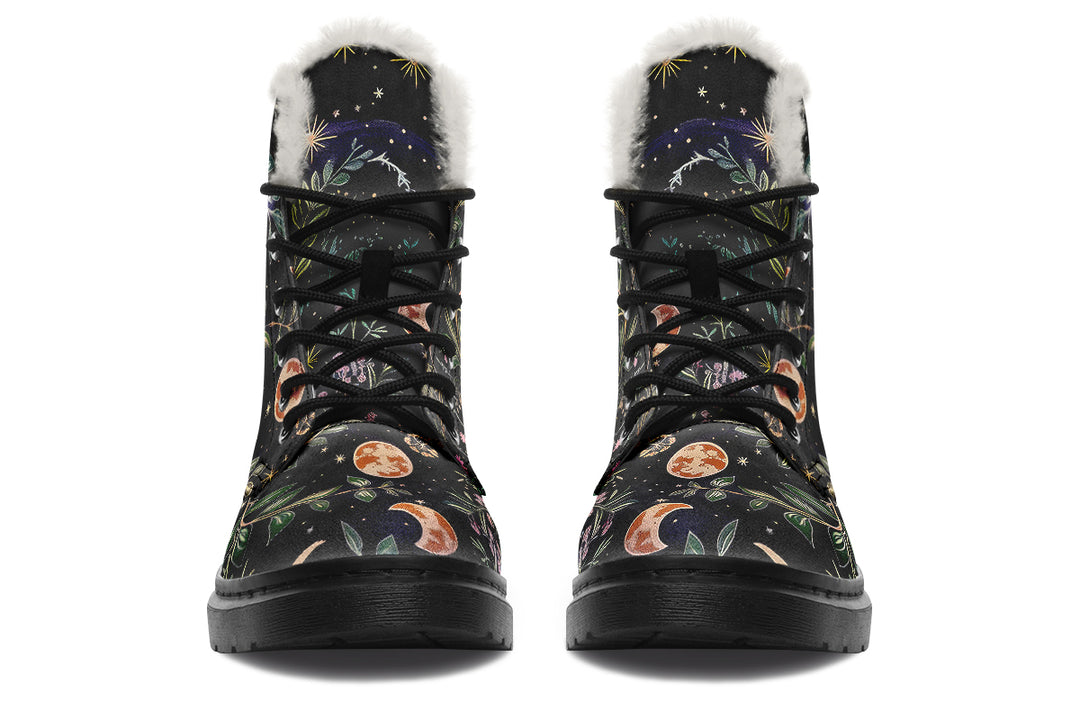 Night Blossom Winter Boots