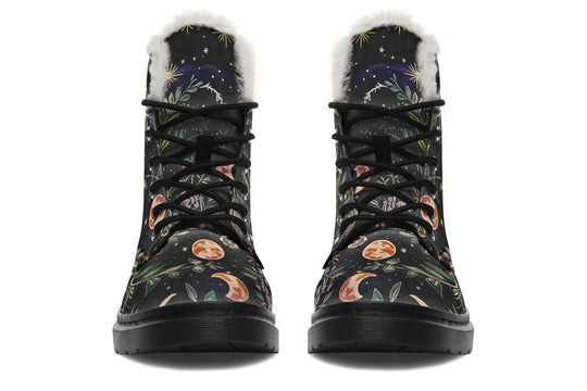 Night Blossom Winter Boots