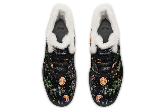 Night Blossom Winter Boots
