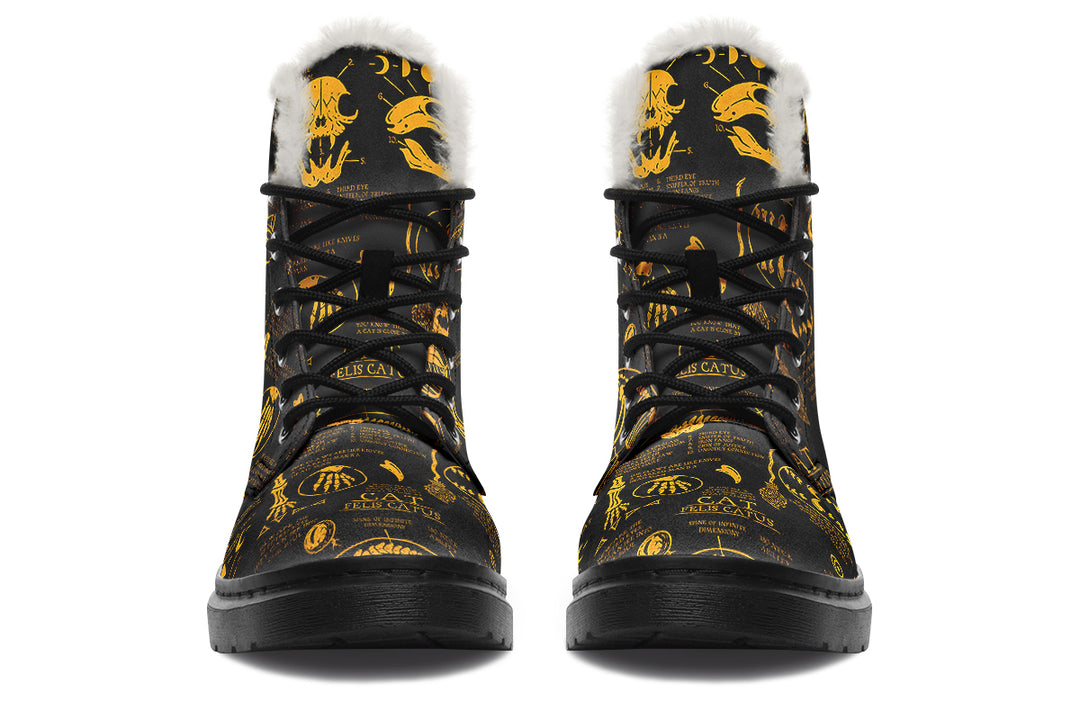 Nightgold Cat Study Winter Boots