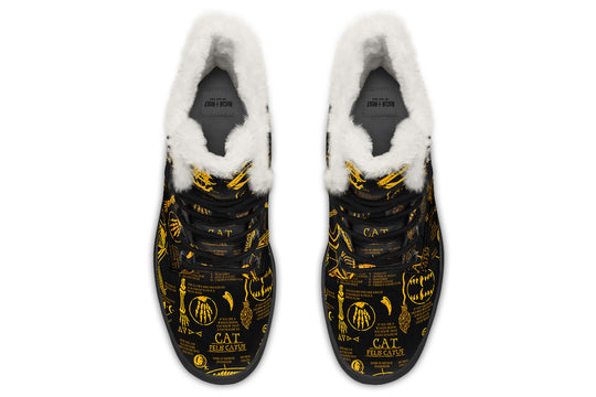 Nightgold Cat Study Winter Boots