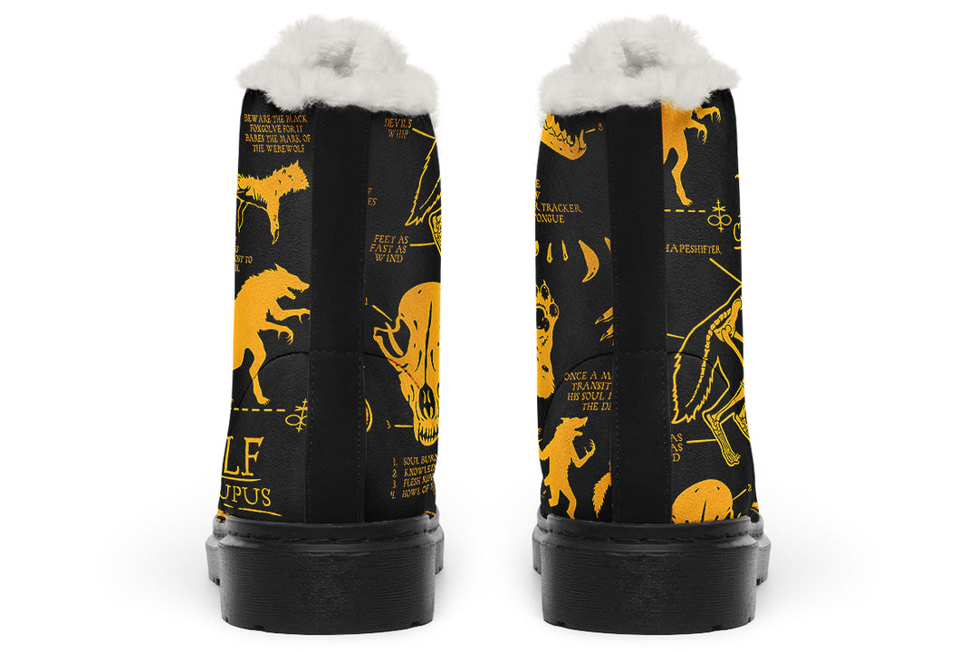 Nightgold Wolf Study Winter Boots