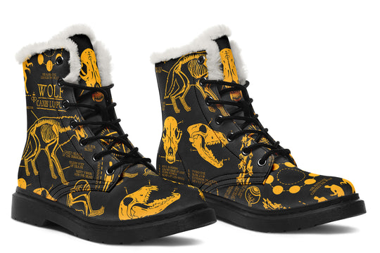 Nightgold Wolf Study Winter Boots