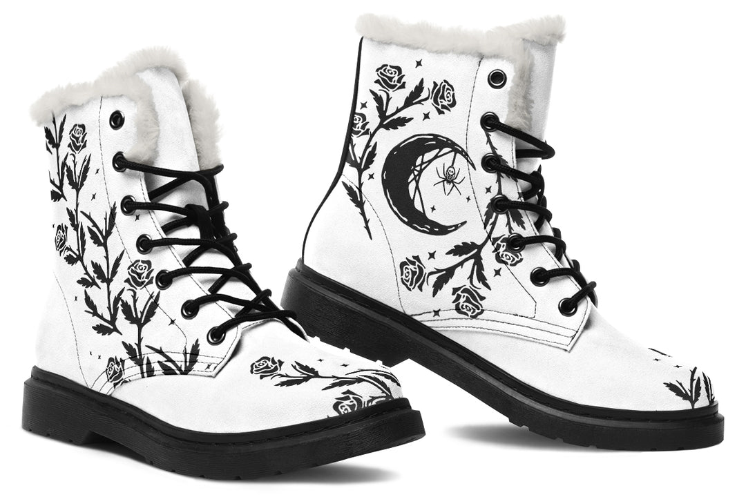 Pale Black Widow Winter Boots