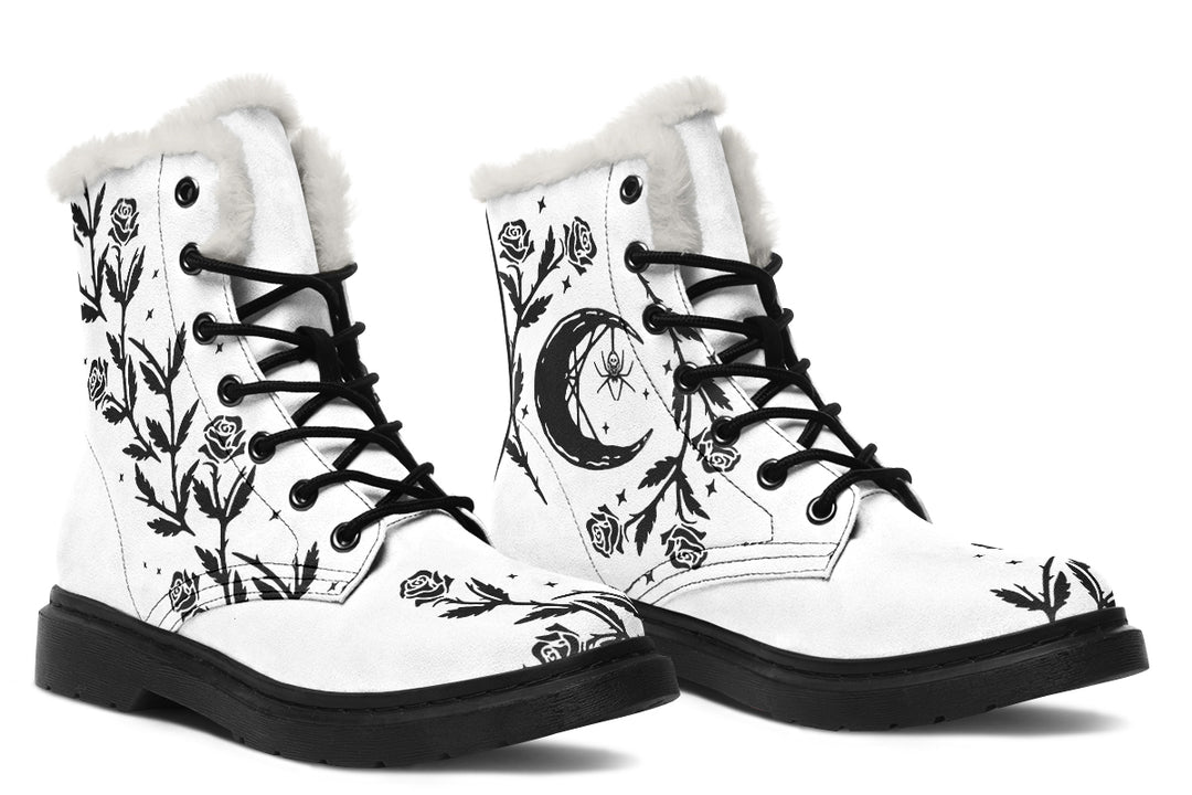 Pale Black Widow Winter Boots