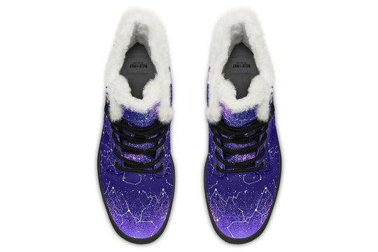 Purple Aurora Winter Boots