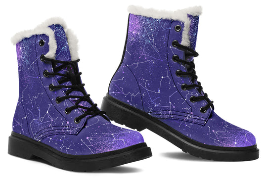 Purple Aurora Winter Boots