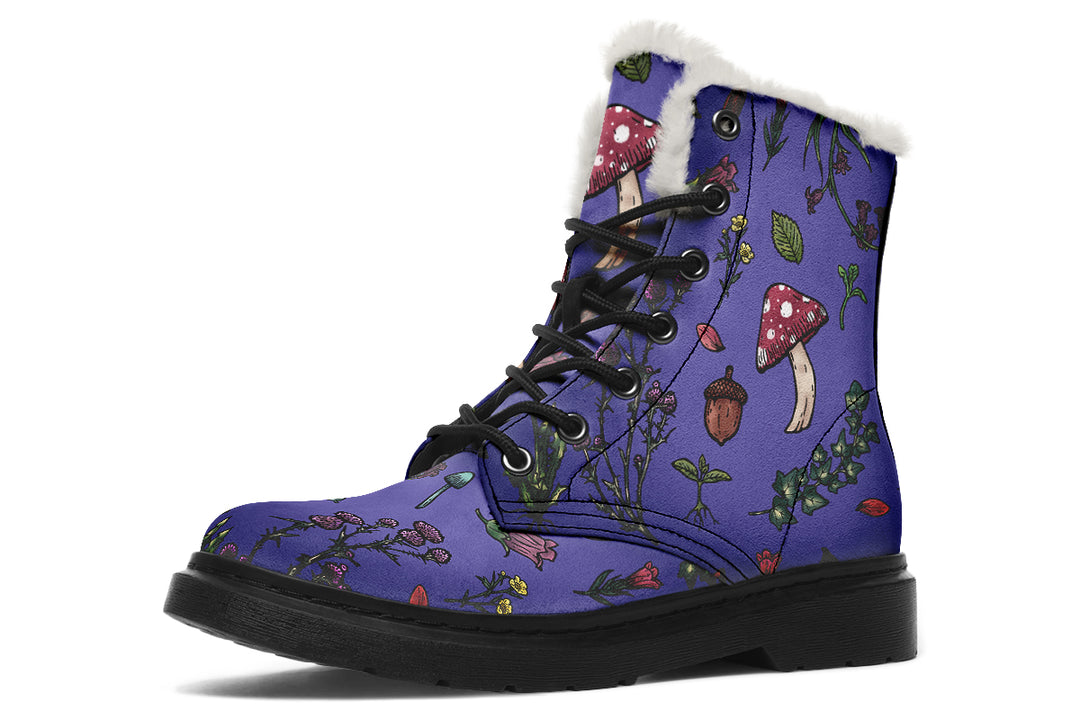 Purple Herbology Winter Boots