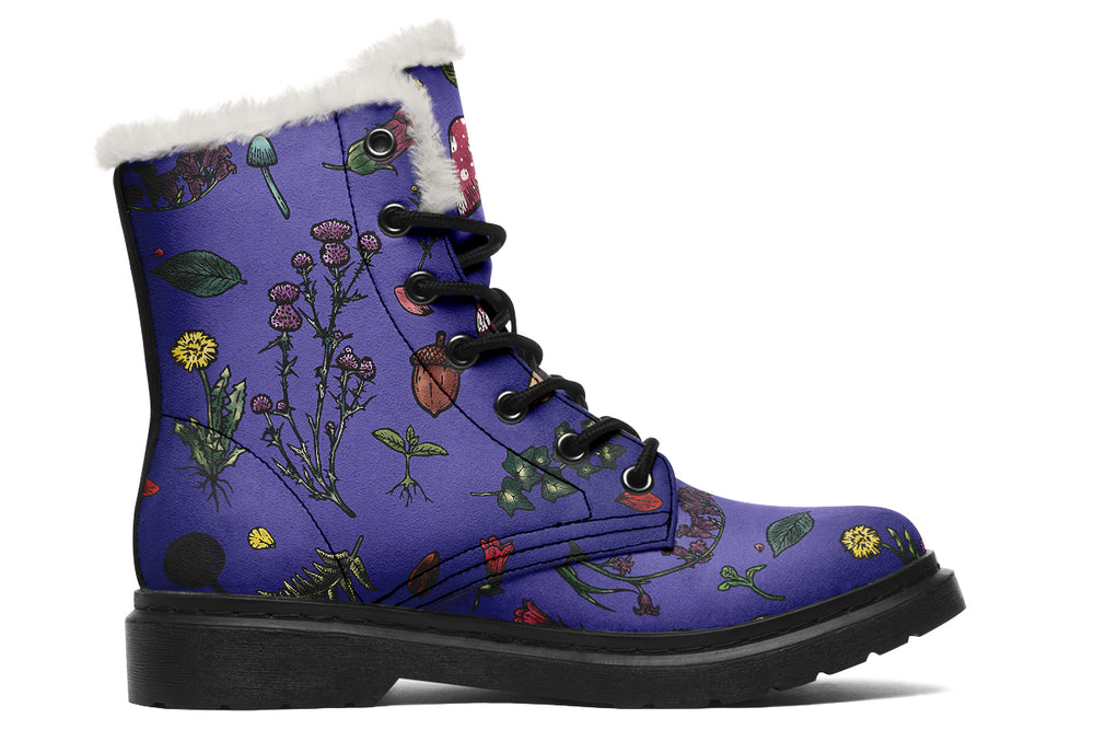 Purple Herbology Winter Boots