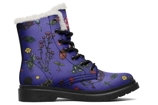 Purple Herbology Winter Boots