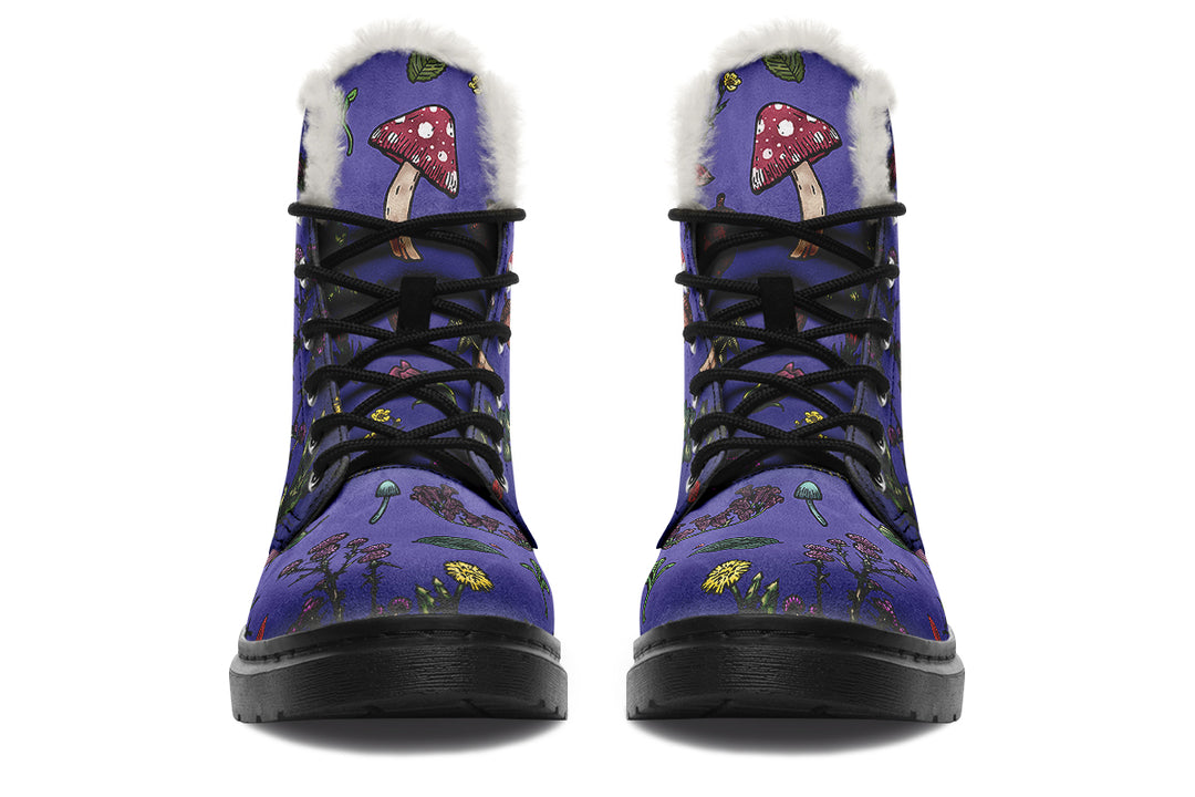Purple Herbology Winter Boots