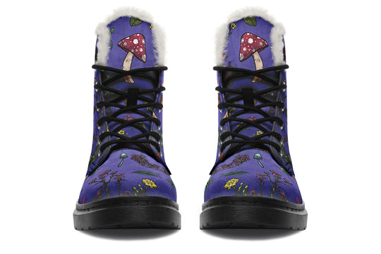 Purple Herbology Winter Boots