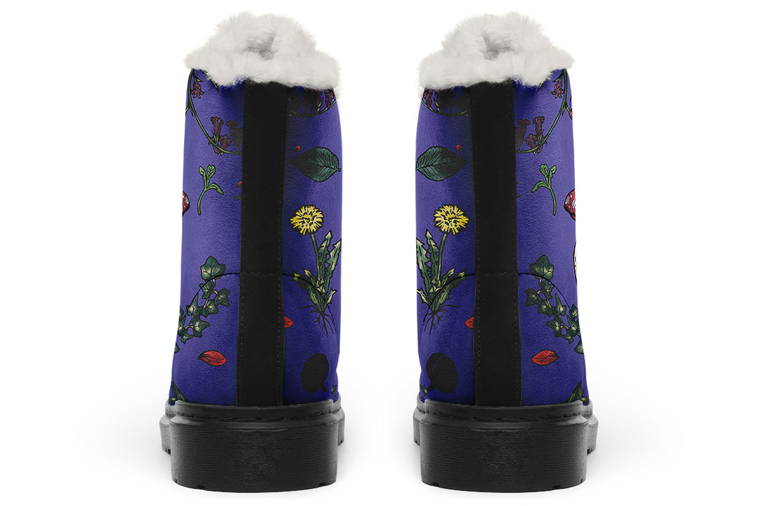 Purple Herbology Winter Boots