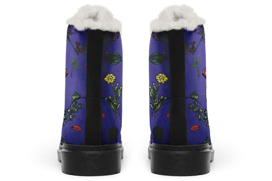 Purple Herbology Winter Boots