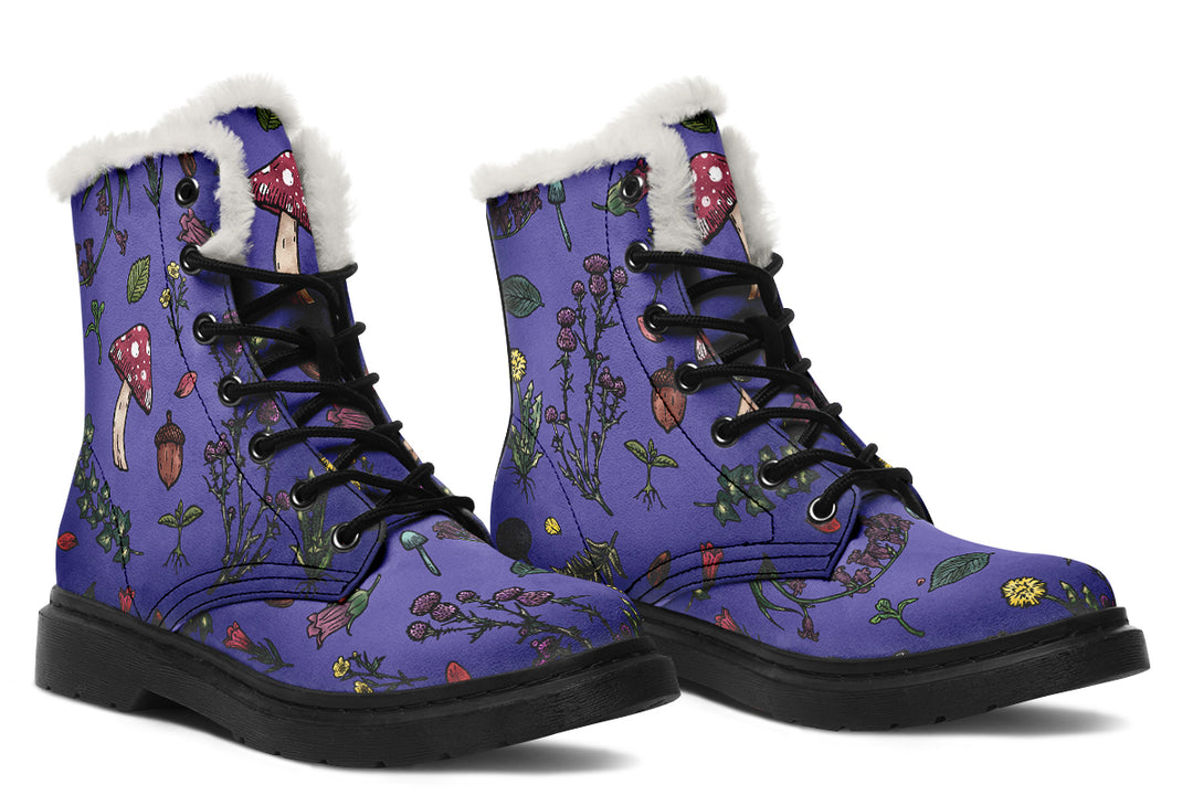 Purple Herbology Winter Boots