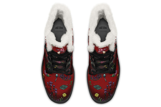 Red Herbology Winter Boots