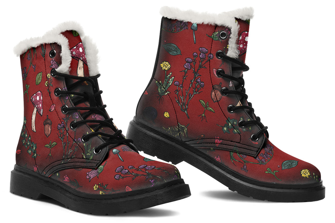 Red Herbology Winter Boots