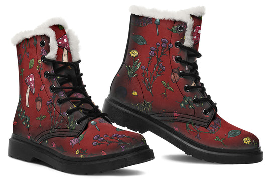 Red Herbology Winter Boots