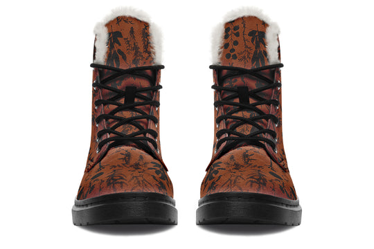 Rust Autumn Memoir Winter Boots