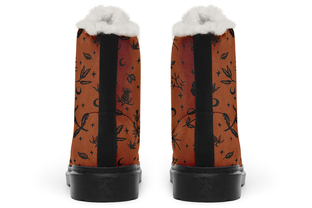 Rust Green Witch Winter Boots