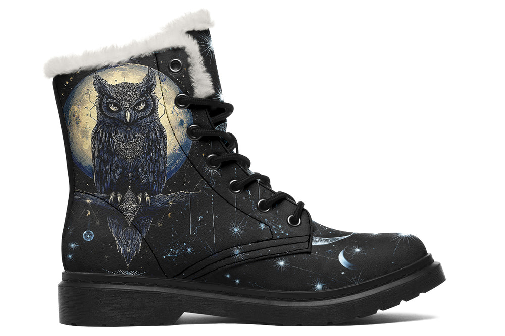 Sage Owl Winter Boots