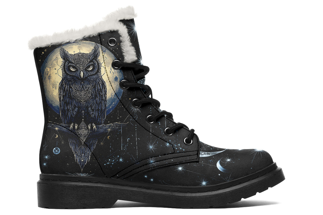 Sage Owl Winter Boots