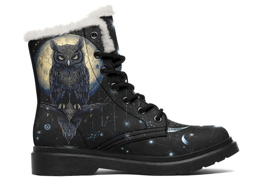 Sage Owl Winter Boots