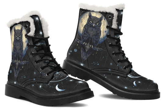 Sage Owl Winter Boots