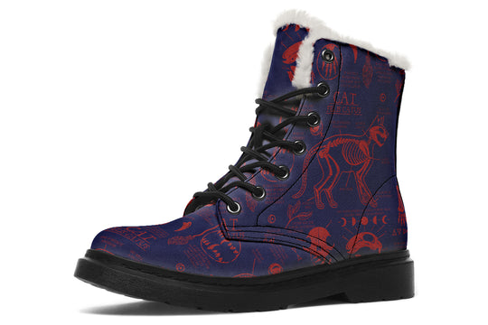 Scarlet Cat Study Winter Boots
