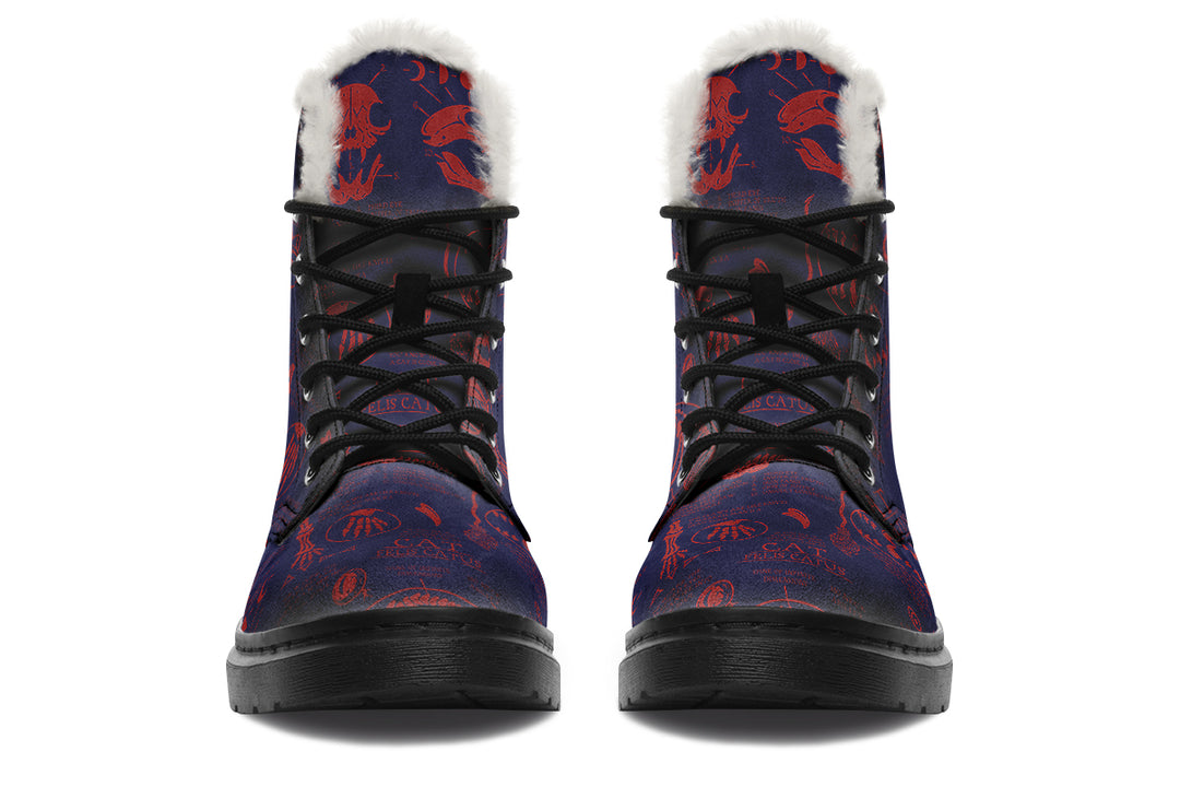 Scarlet Cat Study Winter Boots