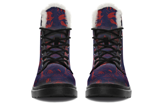 Scarlet Cat Study Winter Boots