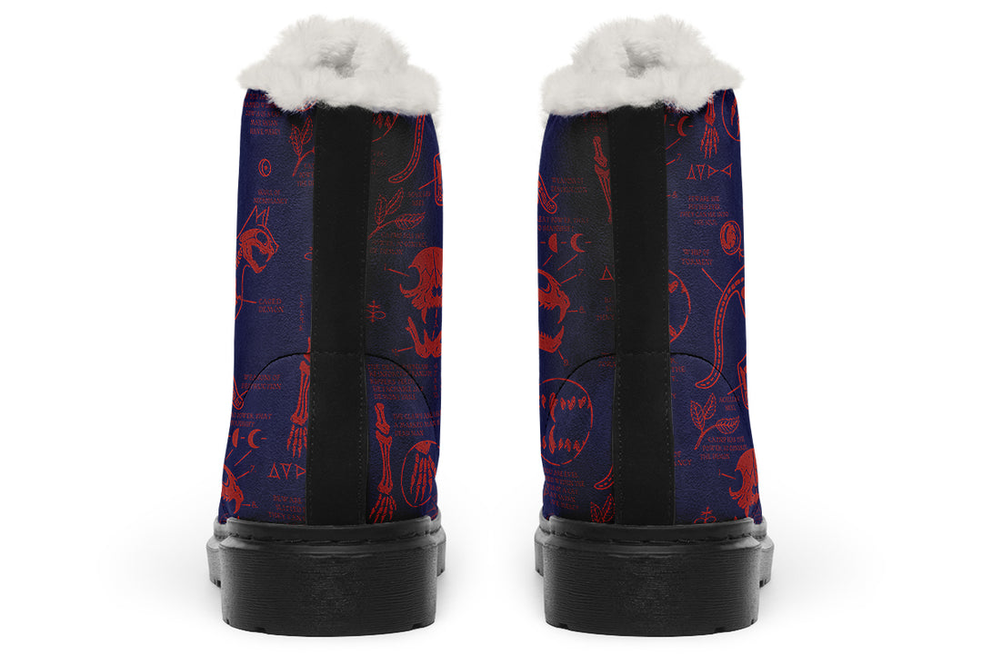Scarlet Cat Study Winter Boots