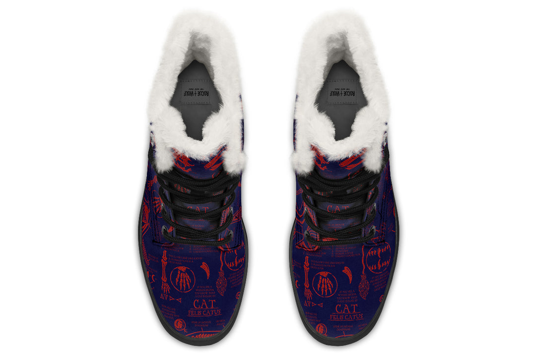 Scarlet Cat Study Winter Boots